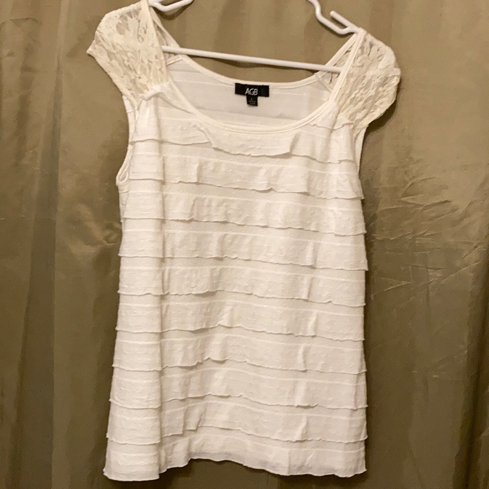 Large Cream Top